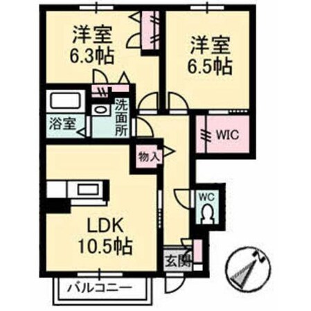 ブランドールユーⅡの物件間取画像